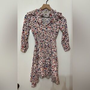 Zadig & Voltaire Girls' Karolina Pink Multicolor Star Print Dress Size 8